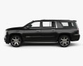 Cadillac Escalade ESV Platinum 2018 3D模型 侧视图