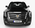 Cadillac Escalade ESV Platinum 2018 Modelo 3D vista frontal