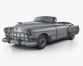 Cadillac 62 convertible 2022 3d model wire render