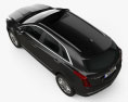 Cadillac XT5 2018 3D模型 顶视图