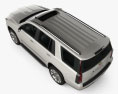 Cadillac Escalade (EU) 2018 3D模型 顶视图