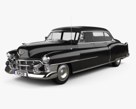 Cadillac 75 sedan 1953 3D model