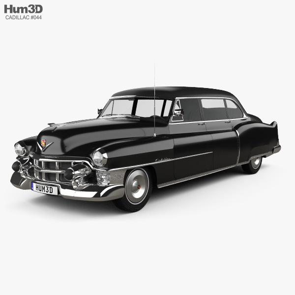 Cadillac 75 sedan 1953 3D model