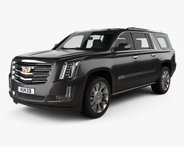 Cadillac Escalade ESV Platinum (EU) 2018 3D model