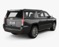 Cadillac Escalade ESV Platinum (EU) 2018 3D模型 后视图