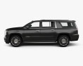 Cadillac Escalade ESV Platinum (EU) 2018 3D模型 侧视图