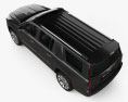 Cadillac Escalade ESV Platinum (EU) 2018 3D模型 顶视图