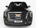 Cadillac Escalade ESV Platinum (EU) 2018 3D模型 正面图