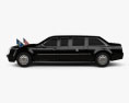 Cadillac US Presidential State Car 2020 Modello 3D vista laterale