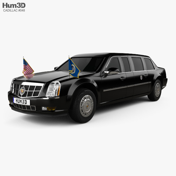 Cadillac US Presidential State Car 2016 3D модель