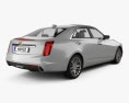 Cadillac CTS Premium Luxury 2019 3d model back view