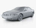 Cadillac Seville STS 2004 Modello 3D clay render