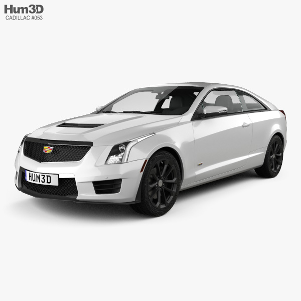 Cadillac ATS-V coupe 2018 3D model