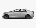 Cadillac ATS Premium Performance sedan 2020 3d model side view