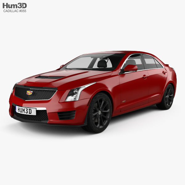 Cadillac ATS-V 轿车 2017 3D模型