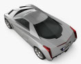 Cadillac Cien 概念 2002 3D模型 顶视图