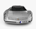 Cadillac Cien 概念 2002 3D模型 正面图