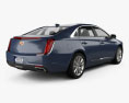 Cadillac XTS 2020 3d model back view
