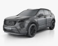 Cadillac XT4 2021 Modello 3D wire render