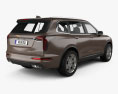 Cadillac XT6 Luxury 2022 3d model back view