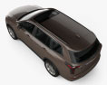 Cadillac XT6 Luxury 2022 3d model top view