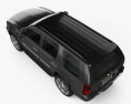 Cadillac Escalade 2014 3D模型 顶视图