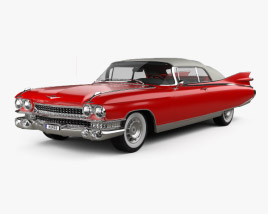 Cadillac Eldorado Biarritz convertible 1959 3D model