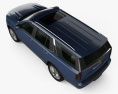 Cadillac Escalade Luxury 2022 3D模型 顶视图