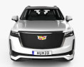 Cadillac Escalade Platinum Sport 2022 3d model front view
