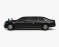 Cadillac US Presidential State Car 2022 3d model side view