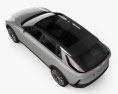 Cadillac Lyriq 概念 2020 3D模型 顶视图