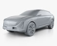 Cadillac Lyriq Concept 2022 3d model clay render