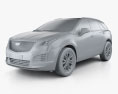 Cadillac XT5 CN-spec 2022 3d model clay render