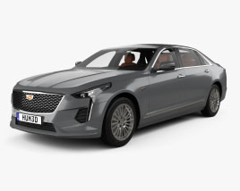 Cadillac CT6 CN-spec with HQ interior 2022 3D model