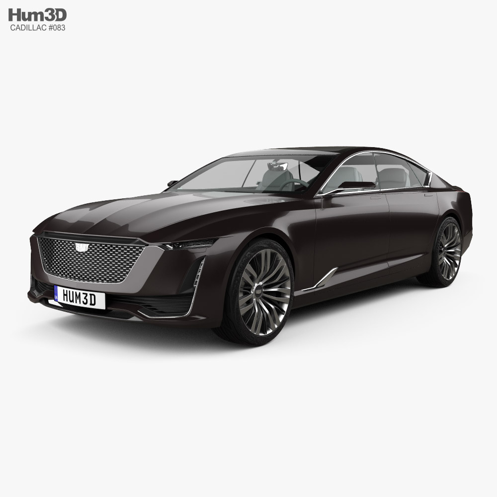 Cadillac Escala with HQ interior 2017 3D model