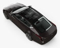 Cadillac Escala HQインテリアと 2016 3Dモデル top view