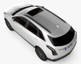 Cadillac XT5 CN-spec з детальним інтер'єром 2022 3D модель top view