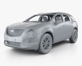 Cadillac XT5 CN-spec avec Intérieur 2020 Modèle 3d clay render