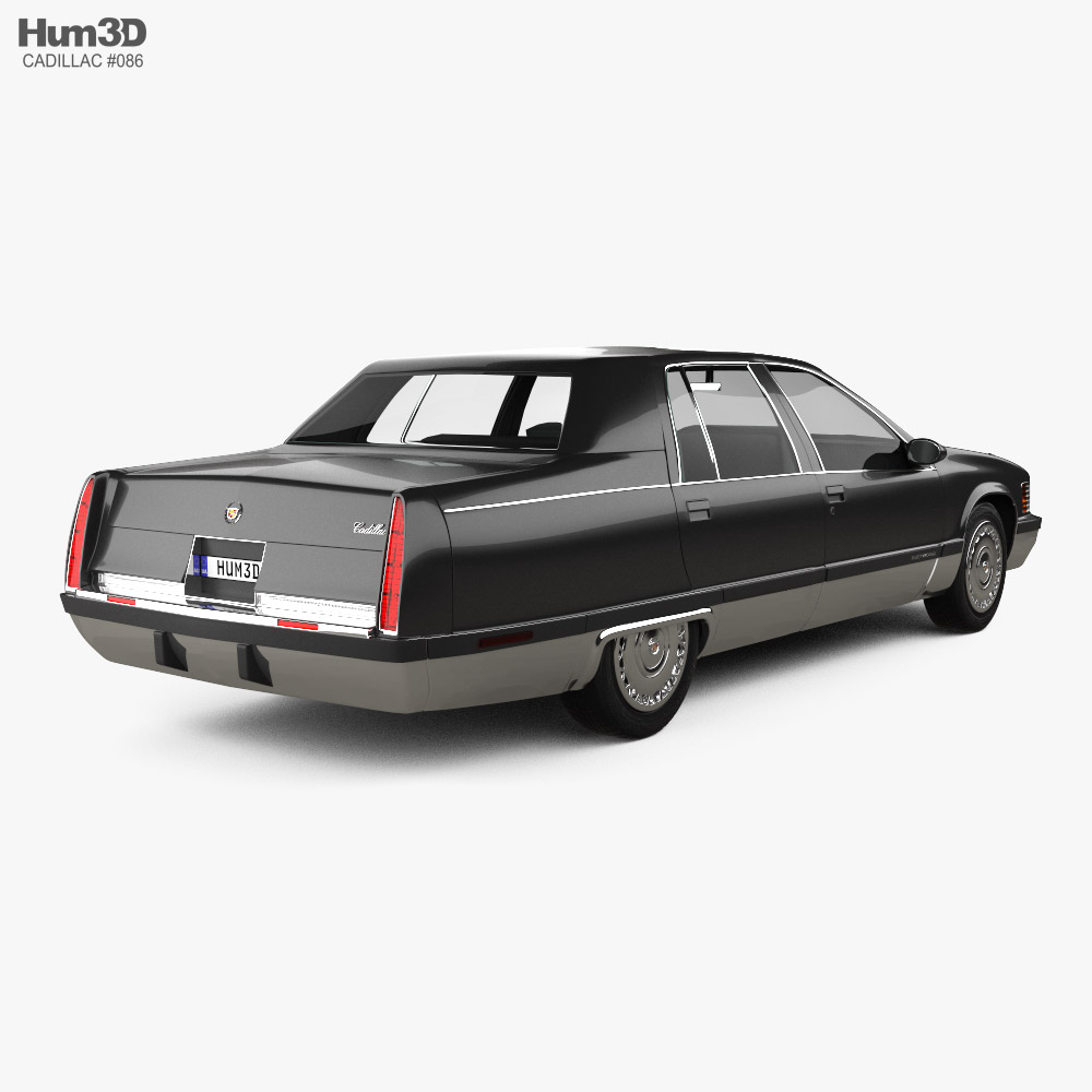 Cadillac Fleetwood Brougham 1996 3D модель back view