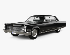 Cadillac Fleetwood Sixty Special Brougham 1966 Modello 3D