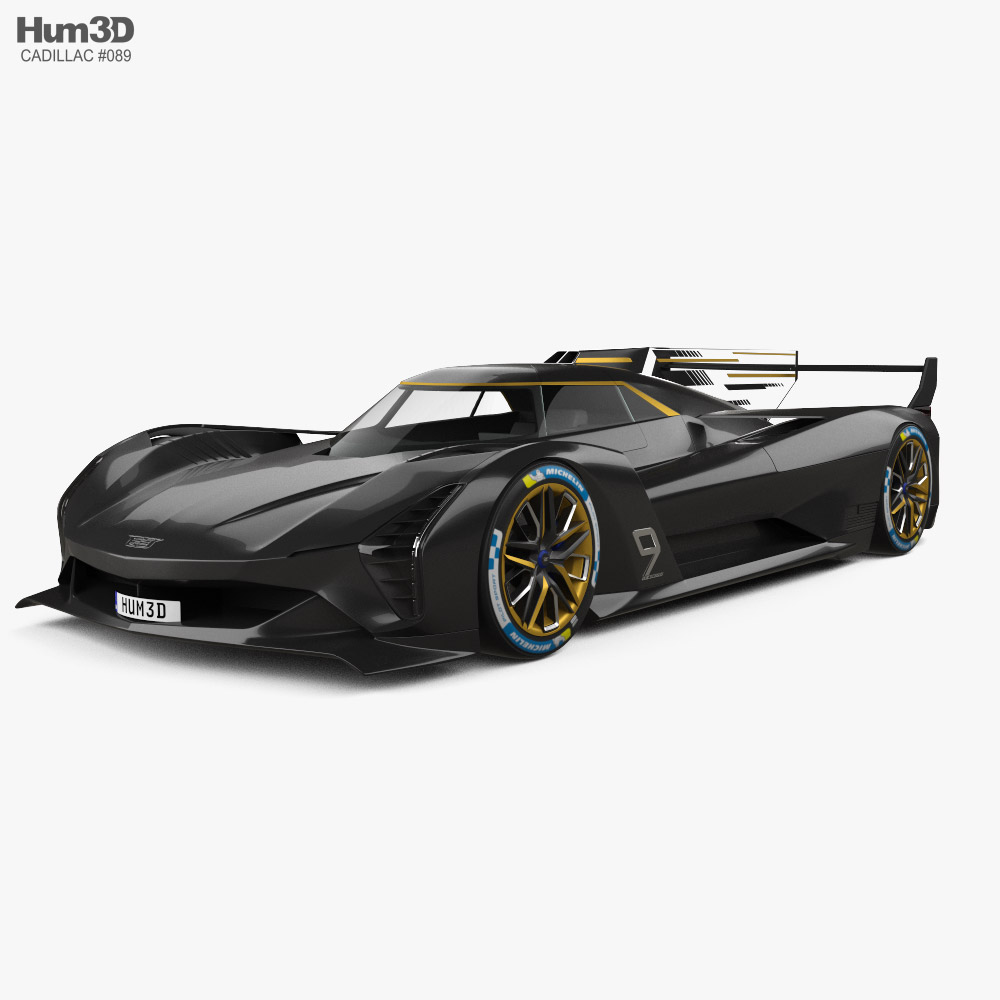 Cadillac Project GTP Hypercar 2022 3D 모델 