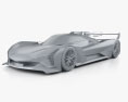 Cadillac Project GTP Hypercar 2022 3D-Modell clay render