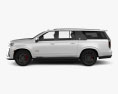 Cadillac Escalade ESV V 2021 3D-Modell Seitenansicht