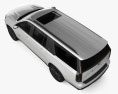 Cadillac Escalade ESV V 2021 3D-Modell Draufsicht