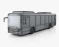 Caetano e-City Gold bus 2016 3d model wire render