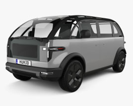 Canoo Lifestyle Vehicle Premium 2022 3D-Modell