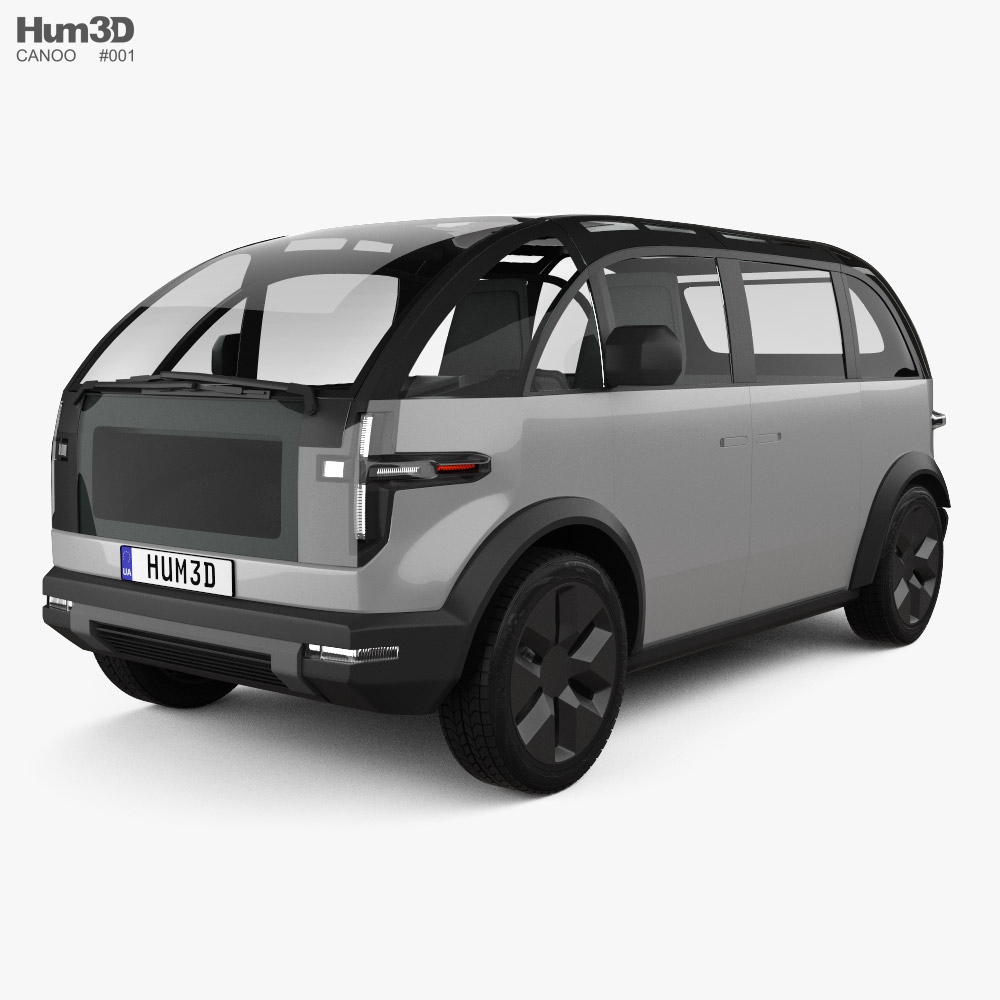 Canoo Lifestyle Vehicle Premium 2022 3D 모델 