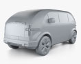 Canoo Lifestyle Vehicle Premium 2022 3D 모델  clay render