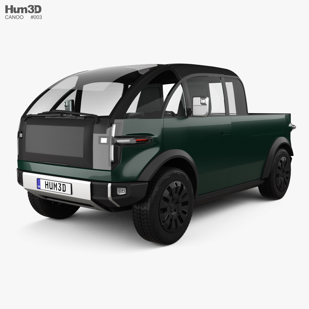 Canoo Pickup 2023 3D 모델 