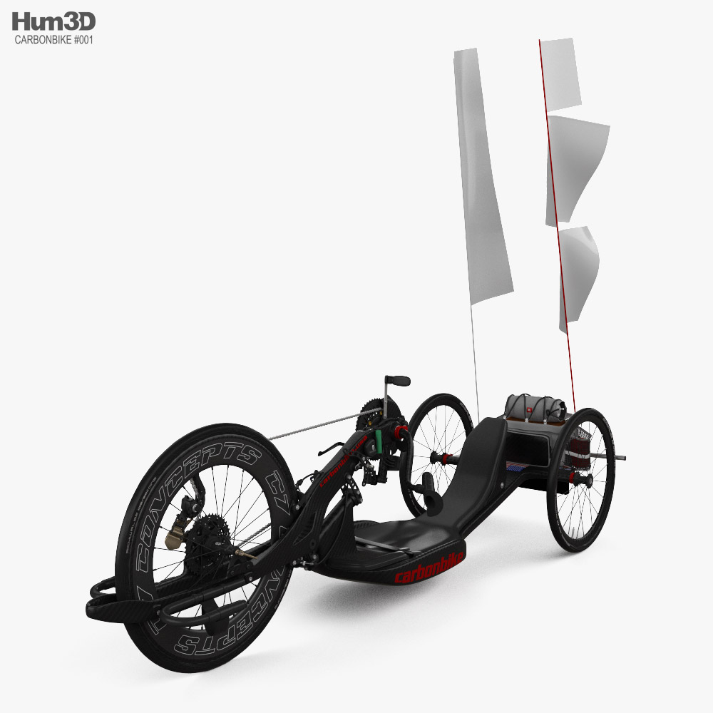 REVOX Carbonbike handcycle 2022 Modello 3D